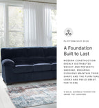 Signature Design by Ashley SimpleJoy Contemporary Sofa for Living Room, Blue
