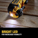 DEWALT XTREME 12V MAX Brushless Cordless Oscillating Tool with Blades and Adaptor, Bare Tool Only (DCS353B)