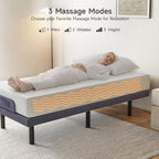Twin XL Adjustable Bed Frame with Wireless Remote, Electric Beds Base w/3 Massage Modes, Zero Gravity Bed, Head and Foot Incline, 3 Mins Fast Assembly, 2 USB Ports, Memory Pre-Sets, Anti-Snore