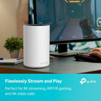 TP-Link Deco XE70 Pro AXE4900 Tri-Band WiFi 6E Mesh WiFi System - 2.5G WAN/LAN Ports  4.9 Gbps Wi-Fi 7 200 Sq. Ft Coverage  Connect up to 200 Devices  6 GHz Band  3-Pack