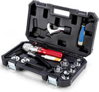 HVAC Swaging Tools Kit Hydraulic Copper Pipe Tube Expander Tool 3/8, 1/2, 5/8, 3/4,7/8,1,1-1/8 Inch