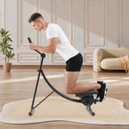 Ab Machine for Home Gym, Ab Workout Equipment for Women, Foldable, Knee Protection, Abdominal Trainer for Stomach Workout