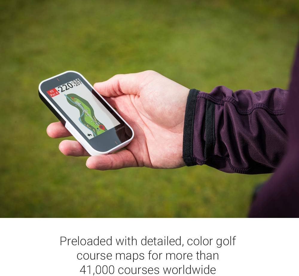Garmin Approach G80  All-in-One Premium GPS Golf Handheld with Integrated Launch Monitor  3.5" Touchscreen