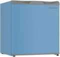 Frigidaire EFR115 Mini Refrigerator - Energy Saving - CFC Free - Slide Out Shelves - Ideal for for Dorm, Office, RV, Garage, Apartment - 1.6 Cubic Feet, Blue