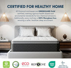Diamond Mattress EquaLite Copper Cooled Hybrid Mattress, Twin Mattress 11-inch Firm, Greenguard Gold, CertiPUR-US Certified, Fiberglass-Free, Made in USA