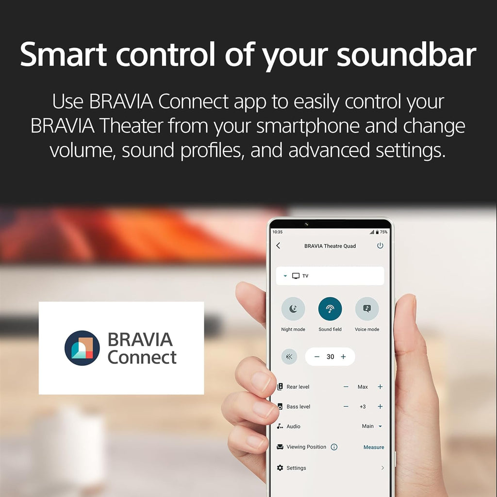 Sony BRAVIA Theater Bar 8 Soundbar for TV Surround Sound Home Theater 11 Speaker Soundbar  360 Spatial Sound Mapping  Dolby Atmos/DTS:X  Dolby Vision  HDMI 2.1 (HT-A8000)