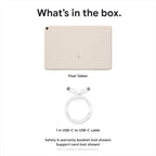 Google Pixel Tablet - Android Tablet with 11-Inch Screen and Extra-Long Battery Life - Porcelain - 8 GB RAM - 128 GB