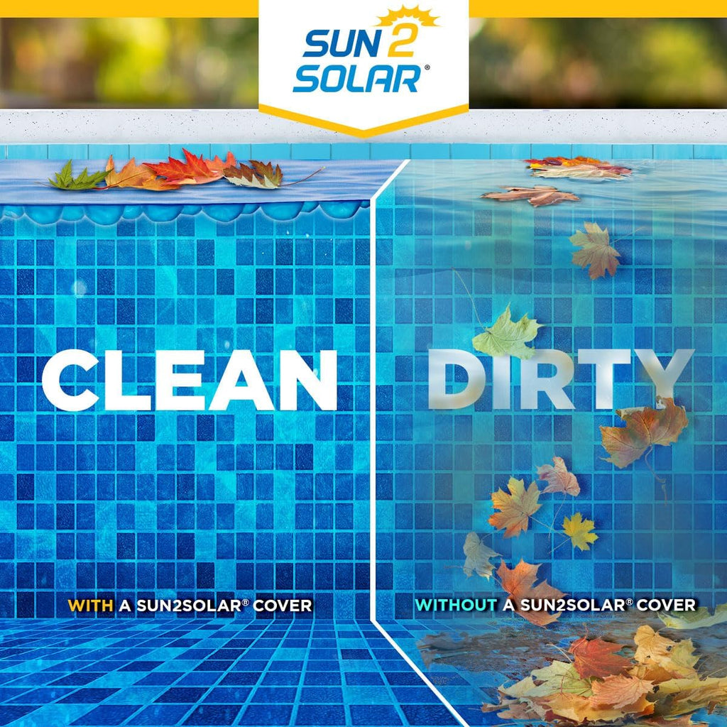 Sun2Solar Blue 20 ft x 40 ft Rectangle Solar Cover | 800 Series | Heat Retaining Blanket for Rectangular Inground & Above Ground Swimming Pools | Use Sun to Heat Pool | Bubble Heating Blankets