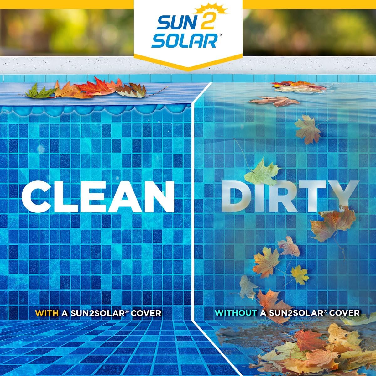 Sun2Solar Blue 20 ft x 40 ft Rectangle Solar Cover | 800 Series | Heat Retaining Blanket for Rectangular Inground & Above Ground Swimming Pools | Use Sun to Heat Pool | Bubble Heating Blankets