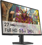 Dell 27 240Hz Gaming Monitor - SE2726HG - 27-inch FHD (1920x1080) 240Hz Display  in-Plane Switching (IPS) Technology  AMD FreeSync Premium  TÜV 3-Star  2X HDMI  DisplayPort 1.4  Tilt