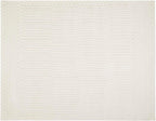 Revival Rugs Soloba 7'10"x10' Washable Area Rug for Living Room Bedroom - 100% Recycled Oeko-TEX Certified, Medium Pile, Beige, Cream