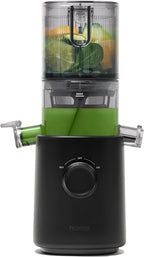 Nama J3 Compact Cold Press Juicer – Space Saving & Self Feeding for Hands-Free Operation – Lightweight, Portable Zero Waste Slow Masticating Juicer – Easy Cleanup & Assembly - Black
