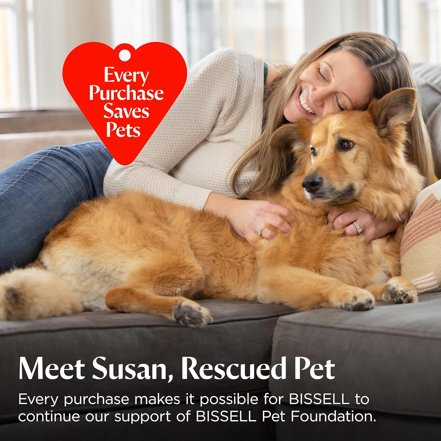 Bissell CleanView Upright Vacuum with Pet Hair Brush Roll, Powerful Suction, Pet Hair Tools, Large Dirt Container, 4438
