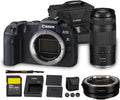Canon EOS RP Mirrorless Camera | 26.2MP Full Frame Sensor | 4K Video Recording | Lightweight Compact Camera for Travel and Everyday Content Creation + Canon RF 75-300mm Lens + Adapter EF-EOS R + More
