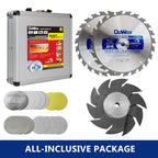 10" Carbide Stacked Dado Saw Blade Set, Pro Dado Set for Fine Finished Cuts, Grooves, Dados and Rabbets, 24 Tooth with 5/8" Bore, 23 Pieces