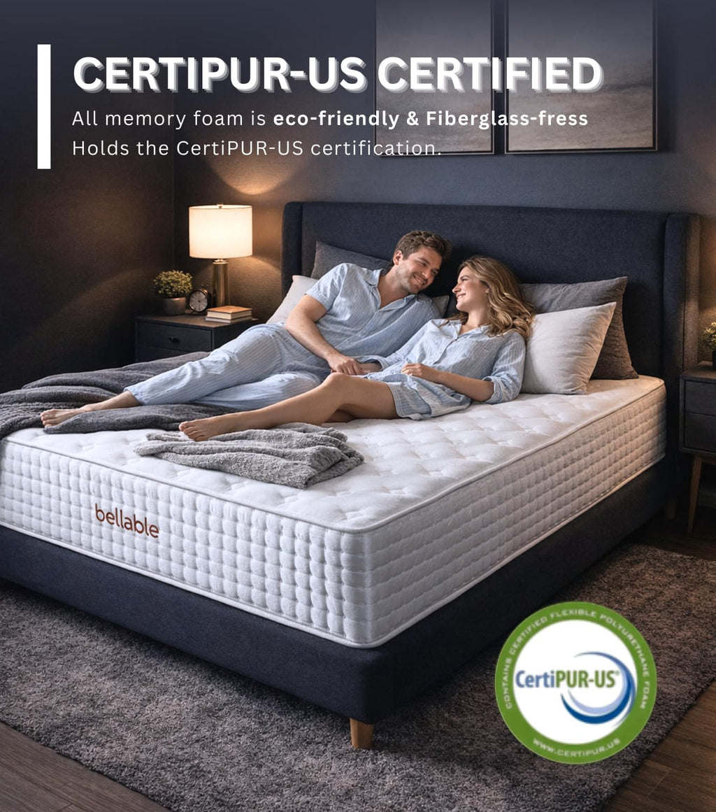 Full Size Mattress, 14 Inch Medium Firm Hybrid Full Mattress, Full Size Mattress in A Box, Memory Foam Individually Pocket Coils with Excellent Edge Support, Zone Support for Back Pain Relief
