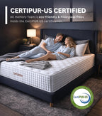 Full Size Mattress, 14 Inch Medium Firm Hybrid Full Mattress, Full Size Mattress in A Box, Memory Foam Individually Pocket Coils with Excellent Edge Support, Zone Support for Back Pain Relief