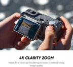 Insta360 Ace Pro 2 Flash Print Bundle - 8K Waterproof Action Camera Co-Engineered with Leica  1/1.3" Sensor  Dual AI Chip  Leading Low Light  Xplorer Grip Pro Kit for Street Photography
