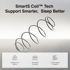 Novilla King Size Mattress, 12 Inch King Mattresses in a Box with Smarts™ Pocket Coil for Pressure Relief, Medium Plush Foam and Spring Hybrid Colchones with CertiPUR-US Certified