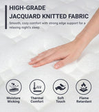 Full Size Mattress, 14 Inch Medium Firm Hybrid Full Mattress, Full Size Mattress in A Box, Memory Foam Individually Pocket Coils with Excellent Edge Support, Zone Support for Back Pain Relief