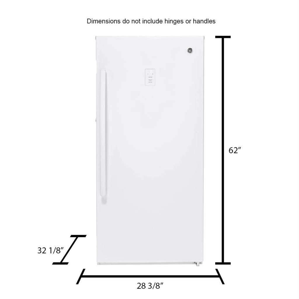 14.1 Cu. ft. White Frost-free Upright Freezer FUF14DLRWW