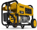 DeWalt 5 000 Starting Watt Portable Gas Generator  223cc Engine  Idle Control Technology  CO Protect Carbon Monoxide Detection  Never-Flat Wheels  Heavy Duty Steel Frame  Emergency Jobsite Power