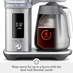 Breville Luxe Drip Coffee Machine, Brushed Stainless Steel, Thermal Carafe, BDC465BSS