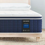 Coolvie Twin XL Mattress 14 Inch, Gel Memory Foam Bed in a Box, Adaptive Support Breathable Hybrid Mattresses with CertiPUR-US Certified, Double Cooling Individually Coil & Medium Plush Support