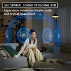 Sony BRAVIA 5 75 Inch 4K Mini LED Smart TV (K-75XR50  2025) + BRAVIA Theater U Wireless Wearable Speaker (HT-AN7) Bundle