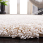 SAFAVIEH California Shag Collection Area Rug - 8' x 10', Ivory, Non-Shedding & Easy to Clean, Ultra Plush Thick Pile, Ideal for Living Room, Bedroom, Dining Space (SG151-1212)