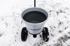 Yard Commander - Commercial 50 LB Walk-Behind Push Broadcast Spreader - 10-12 Foot Spread - Fertilizer  Ice Melt & Grass Seed - Clog Free Design - Fully Enclosed Gear Box - Adjustable Drop Rate