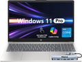 HP 15.6" FHD Touch Laptop  Intel i5  16GB RAM  512GB SSD  Windows 11 Pro  Wi-Fi 6  Flagship Business Laptop Bundle with Docking Station – Natural Silver