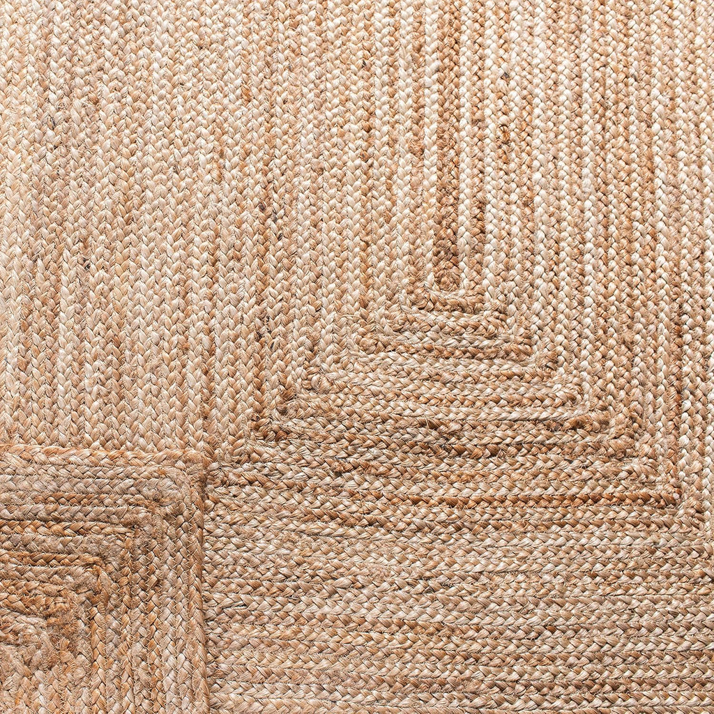 SAFAVIEH Area Rug 8x10 Oval - Cape Cod Collection - Large - Natural Brown, Handmade Braided Flat Weave Jute (CAP252A)