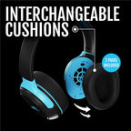 RIPT Ultra Over-Ear Sport Headphones  Active Noise Cancellation and Transparency Mode  50-Hour Battery Life  2 Sets of Cushions  Sweat-Proof Silicone and Leatherette  Premium Sound  Waterproof
