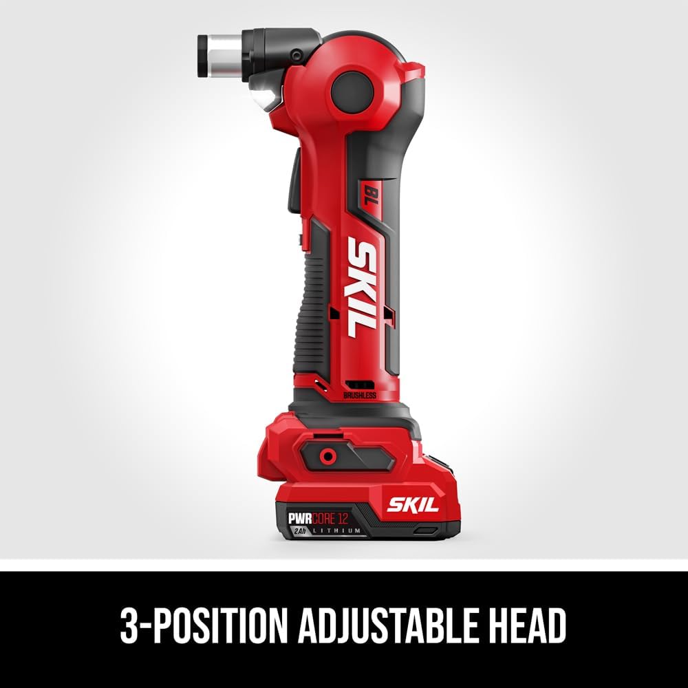SKIL 12V Brushless Auto Hammer Kit Including 2.0Ah USB-C Battery and 20W USB-C Charger-AH6552A-11