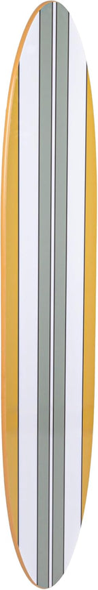 Creative Co-Op65.5 Inches Reclaimed Wood Striped Surfboard Wall Décor, Multicolor