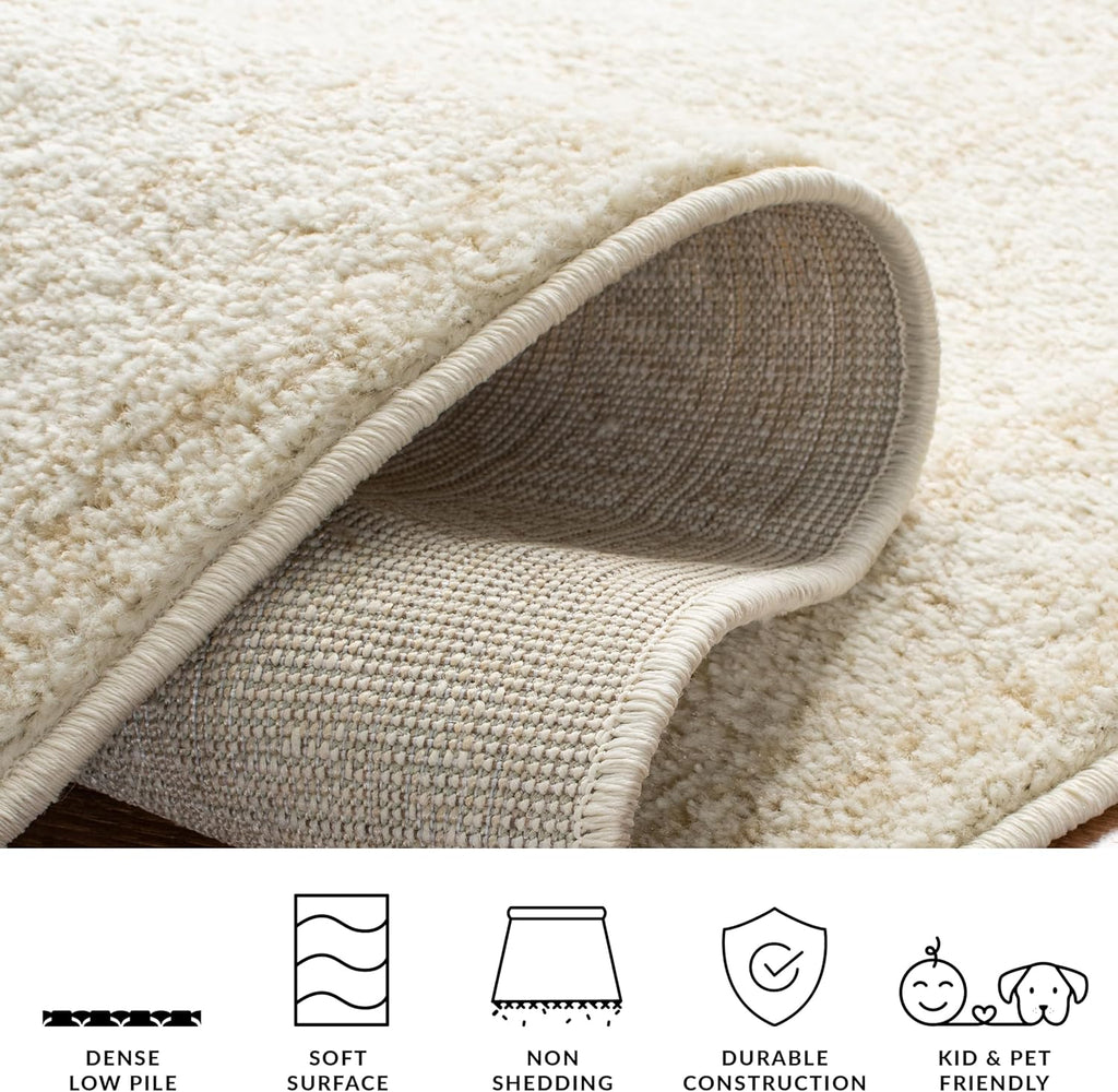 SAFAVIEH Area Rug 11x15 - Adirondack Collection - Large - Ivory & Beige, Oriental Medallion Design, Non-Shedding & Easy to Clean, Ideal for Living Room, Bedroom, Dining Space (ADR108E)