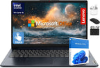 Lenovo IdeaPad 15.6” Flagship Touchscreen Laptop 2025  10-Core Intel i5  Lifetime Office 2024  Copilot AI  16GB RAM  1TB Storage (500GB SSD + 500GB Ext)  HubxcelAccessory  Long Battery  Win 11 Pro