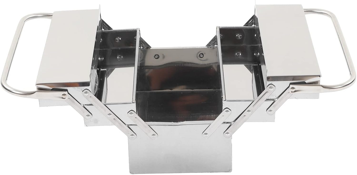 Metal Folding Interpreters -5 Trays Lived for the Car for Stainless Steel Players (420)