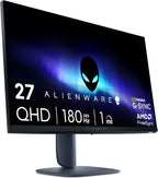 Alienware 27 Gaming Monitor - AW2725DM - 27-inch QHD 180Hz 1ms Display  IPS  NVIDIA G-SYNC  AMD Freesync  VESA AdaptiveSync.