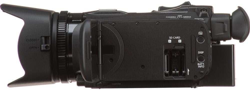 Canon VIXIA HF G70 4K Camcorder – UHD Video Camera with 20x Optical Zoom  1/2.3" CMOS Sensor  Dual SD Slots & HDMI Output (5734C002) + Shoulder Bag + 64GB Memory Card