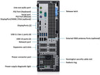 Dell OptiPlex 7070 SFF Desktop Computer PC  Intel 8 Core i7-9700 3.0GHz up to 4.70GHz 32GB DDR4 Ram New 1TB NVMe M.2 SSD AX210 Built-in WiFi 6E Windows 11 Pro  Wireless Keyboard & Mouse (Renewed)
