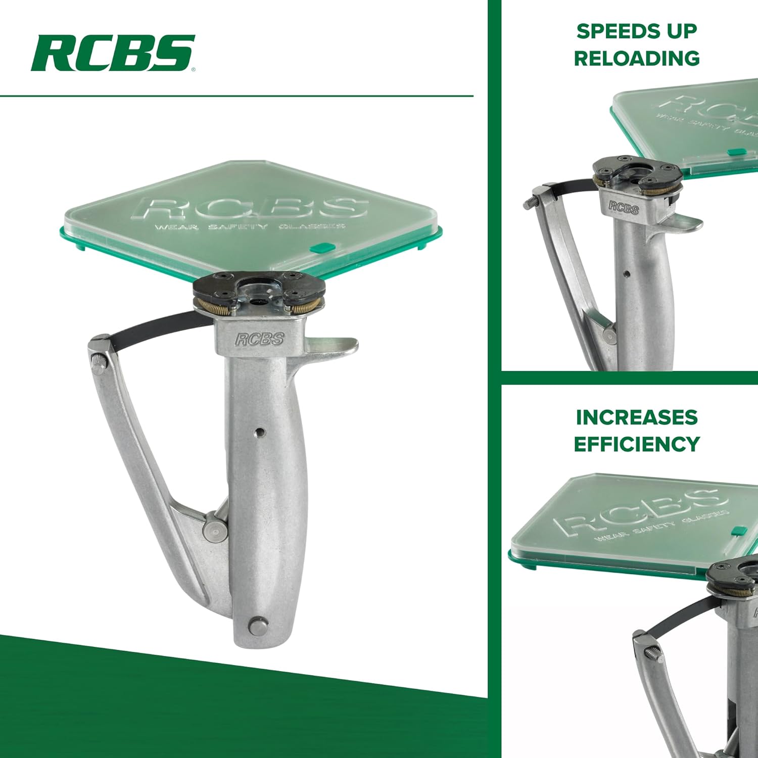 RCBS 90201 Universal Hand Priming Tool, Green