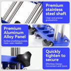 Sheet Metal Roller 2 Station Metal Bender， Metal Roofing Tools，Sheet Metal Fabrication，0-100° Bending Range，lightweight and highly portable， Large Sheet Metal Roller and Bending Tool(7in)