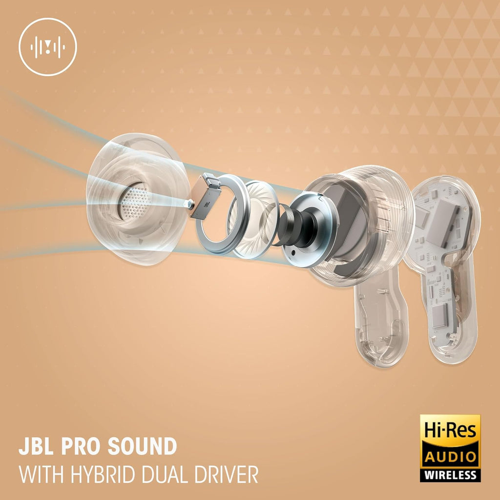 JBL Tour Pro 3 - True Wireless Noise Cancelling Earbuds with Smart Charging Case  Legendary Pro Sound with Hybrid Dual-Driver  Spatial 360 Sound with Head Tracking (Black)
