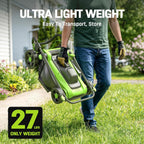Steelite 16-Inch 1800W Corded Electric Lawn Mower, Powerful Rotary Mower for Medium Lawns, with Grass Collection Bag & Height Adjustment