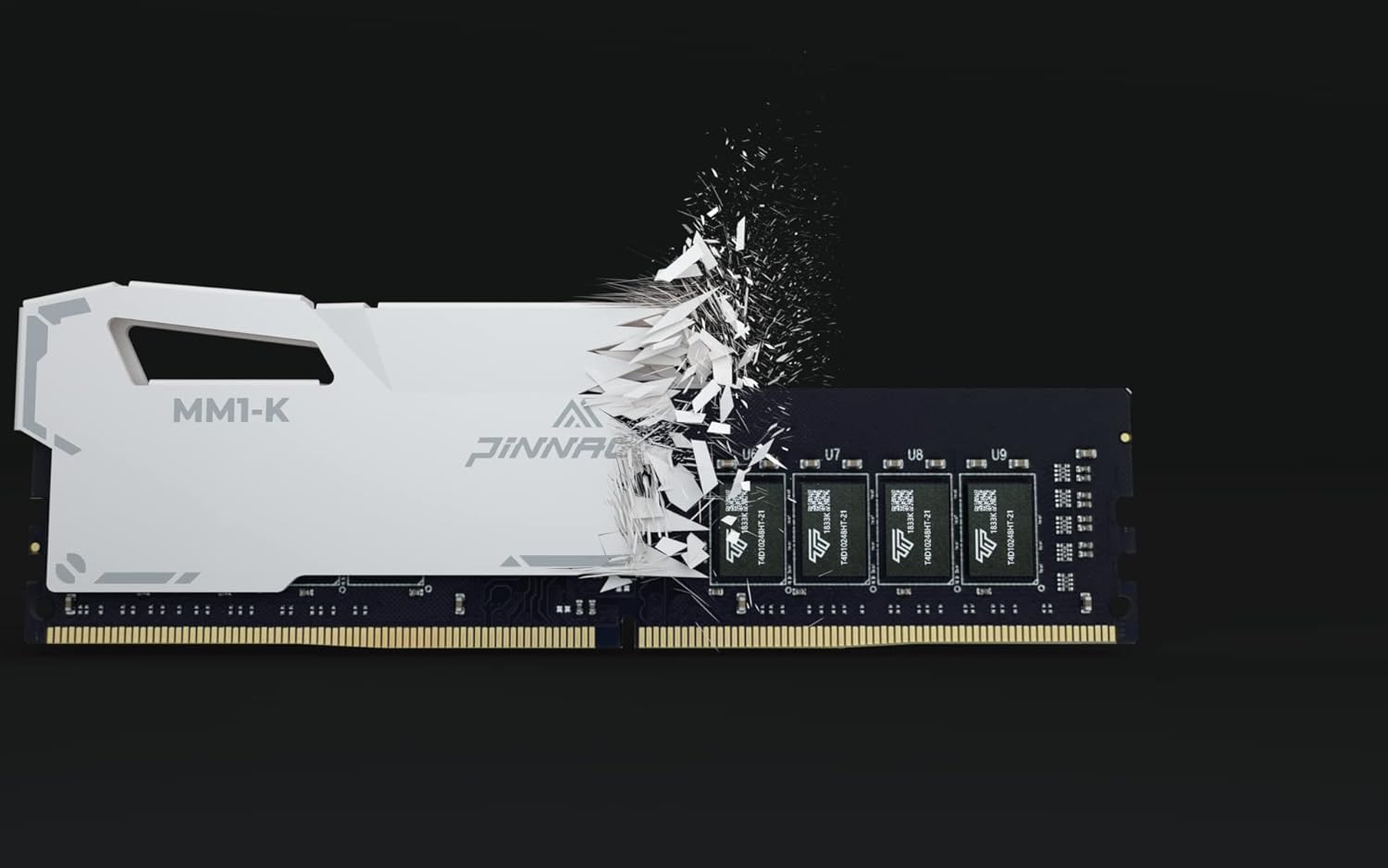 Timetec Pinnacle Konduit 16GB KIT(2x8GB) DDR4 3200MHz PC4-25600 CL16-18-18-38 XMP2.0 Overclocking 1.35V Compatible for AMD and Intel Desktop Gaming PC Memory Module RAM - White