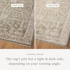 Loloi Magnolia Home by Joanna Gaines Pace Collection PAC-06 Forrest/Natural 7'-10" x 10' Area Rug