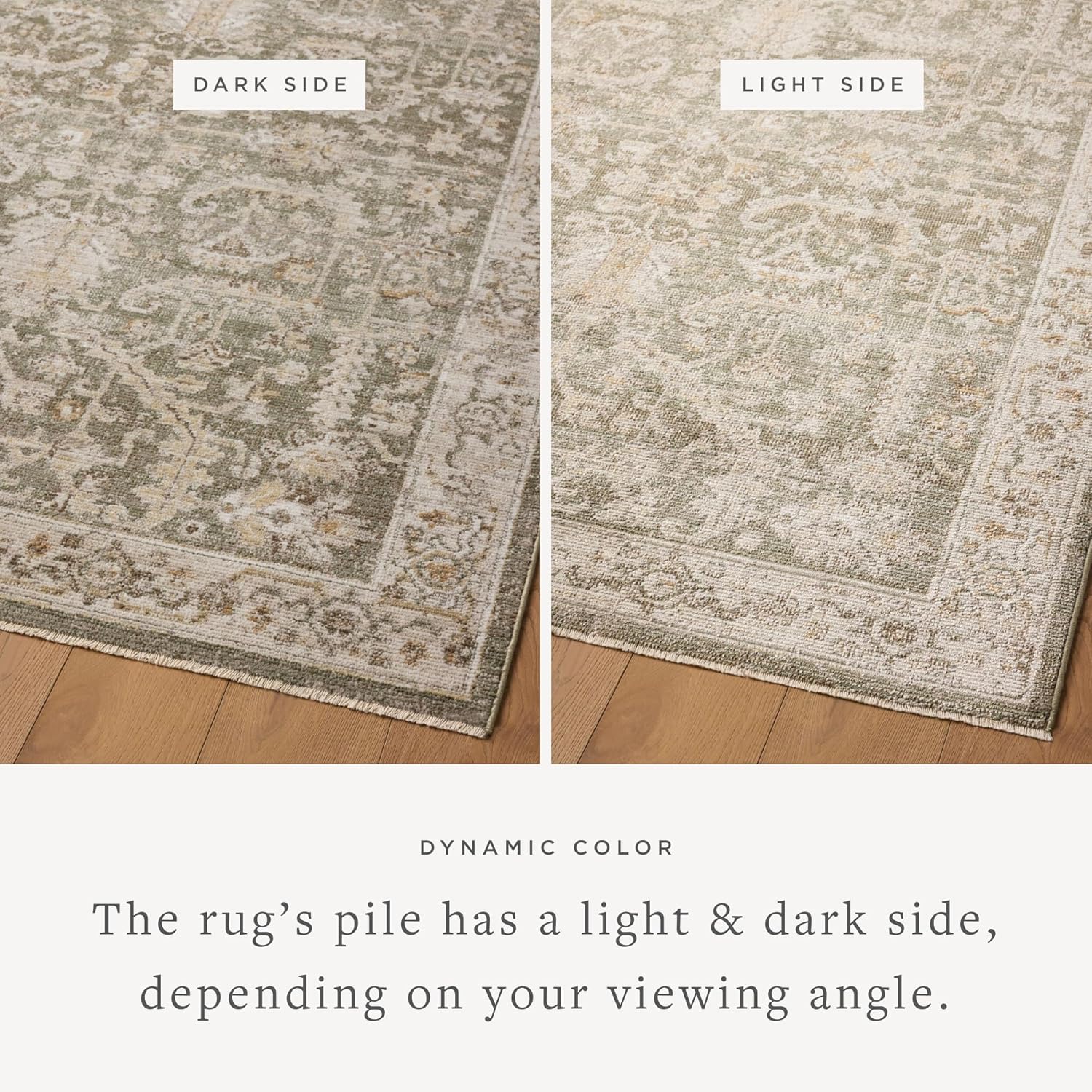 Loloi Magnolia Home by Joanna Gaines Pace Collection PAC-06 Forrest/Natural 7'-10" x 10' Area Rug