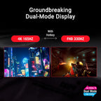 ASUS ROG Strix 32” 4K OLED Gaming Monitor (XG32UCWG) - TrueBlack Glossy OLED  Dual Mode (4K@165Hz  FHD@330Hz)  0.03ms  G-SYNC Compatible  Neo Proximity Sensor  USB-C  HDMI 2.1  3 yr Warranty